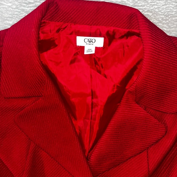Women's Red Jacket - Picture 2 of 4